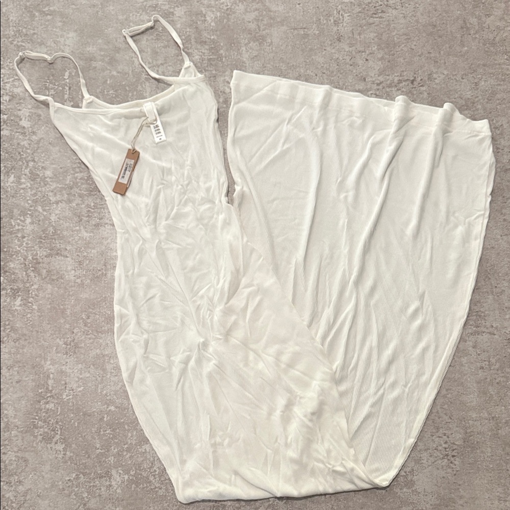 NWT SKIMS Soft Lounge Dress Marble Size XS